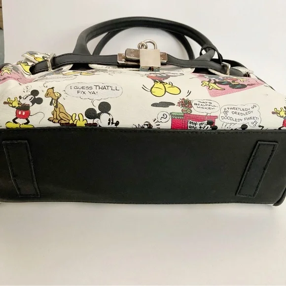 Disney Mickey Mouse Minnie Comic Strip Locket Handbag - Picture 5 of 8